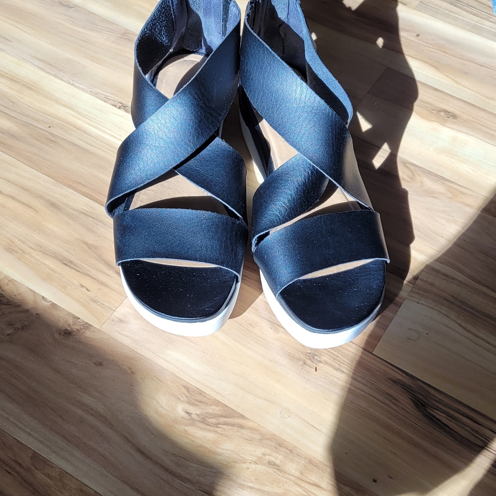 Black Strappy Women's Sandals